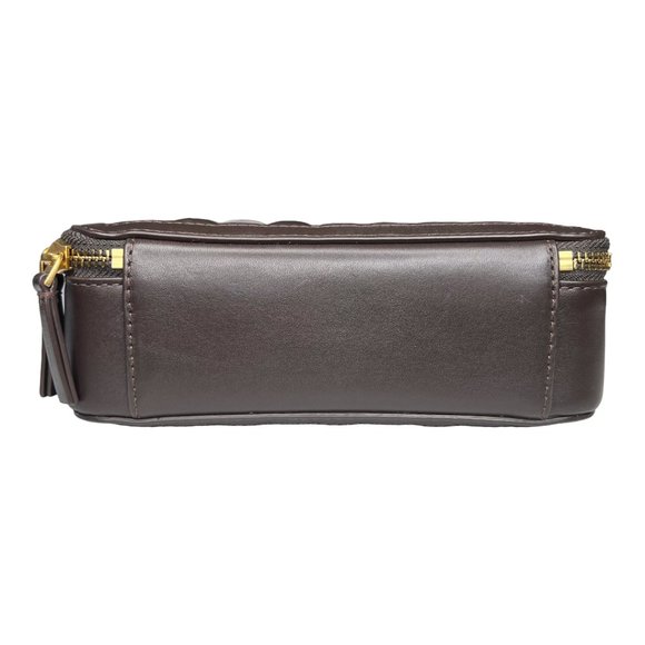 Tory Burch Britten Woven Top Handle Chain Mini Shoulder Bag - Picture 7 of 9